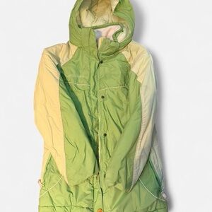 Columbia Kids' Two-Tone Green Puffer Jacket